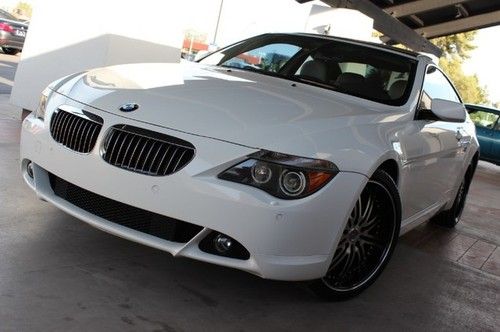 2005 bmw 645ci coupe. sport/premium. auto. nav. loaded. wheels. clean carfax.
