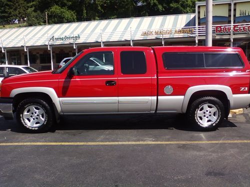 2005 chevy k1500 4x4 extended cab, z71 package