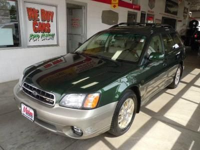 5dr outback 3.0l cd awd roof rack ll bean edition leather abs sun roof