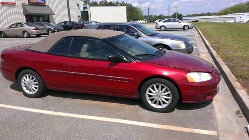 2001 chrysler sebring lxi convertible 2-door 2.7l