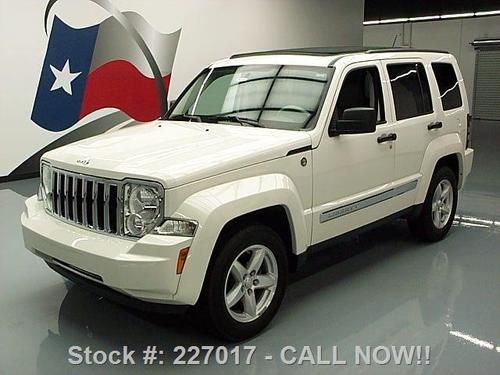2008 jeep liberty ltd 4x4 leather pano sunroof nav 56k texas direct auto