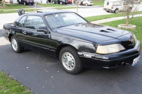 Strong &amp; fast 1987 thunderbird turbo coupe 2.3l 5 speed manual rwd 15lb boost !