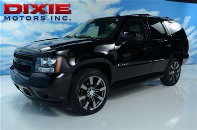 2007 chevy tahoe lt 4x4 4wd 22 inch black chrome wheels new tires bose
