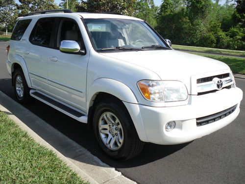 2007 toyota sequoia limited , 4.7l v8 dohc 32v, navigator , running boards