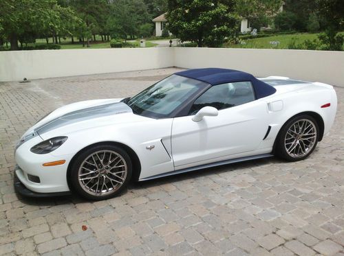 2013 chevrolet corvette convertible 427 60th anniversary zr1 trim w/carbon fiber