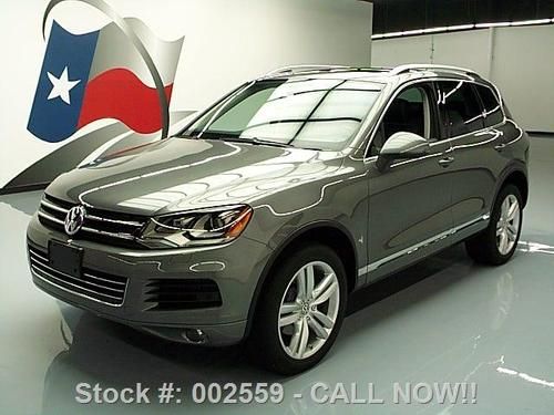 2012 volkswagen touareg tdi executive awd sunroof nav!! texas direct auto