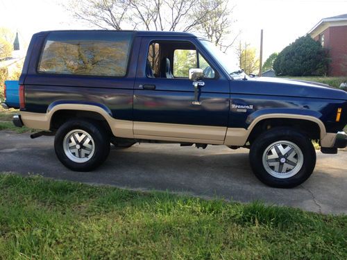 1987 ford bronco ii eddie bauer sport utility 2-door 2.9l