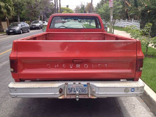 Chevrolet: 1978 Chevy C-10 Custom Deluxe Orange Pick Up Truck, US $4,200.00, image 4