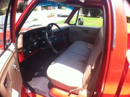 Chevrolet: 1978 Chevy C-10 Custom Deluxe Orange Pick Up Truck, US $4,200.00, image 5