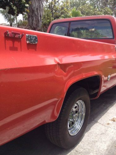 Chevrolet: 1978 Chevy C-10 Custom Deluxe Orange Pick Up Truck, US $4,200.00, image 9