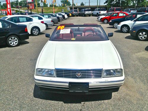 1990 Cadillac Allante Coupe Convertible, Pearl White, w/ both Hard and Soft tops, US $6,995.00, image 2
