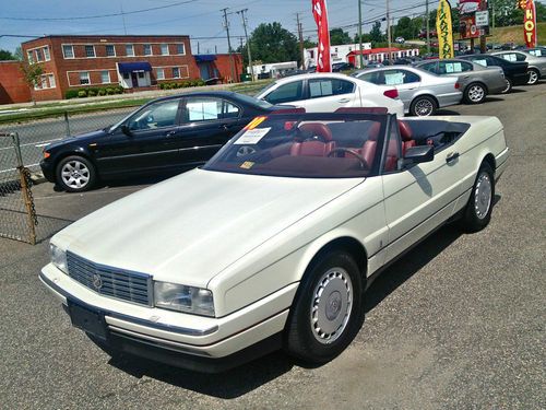 1990 Cadillac Allante Coupe Convertible, Pearl White, w/ both Hard and Soft tops, US $6,995.00, image 3