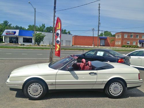 1990 Cadillac Allante Coupe Convertible, Pearl White, w/ both Hard and Soft tops, US $6,995.00, image 4
