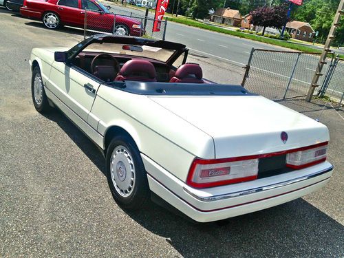 1990 Cadillac Allante Coupe Convertible, Pearl White, w/ both Hard and Soft tops, US $6,995.00, image 5