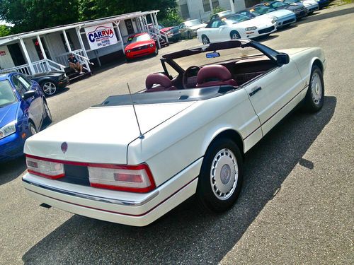 1990 Cadillac Allante Coupe Convertible, Pearl White, w/ both Hard and Soft tops, US $6,995.00, image 7