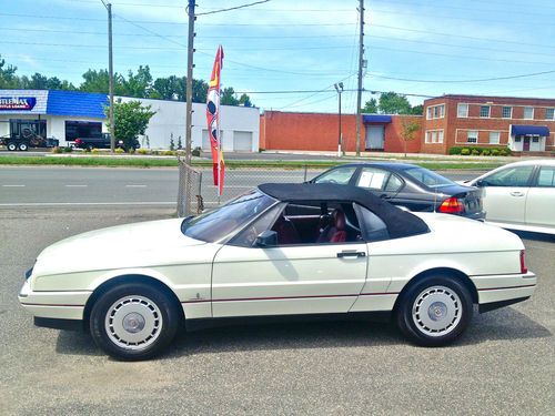 1990 Cadillac Allante Coupe Convertible, Pearl White, w/ both Hard and Soft tops, US $6,995.00, image 13