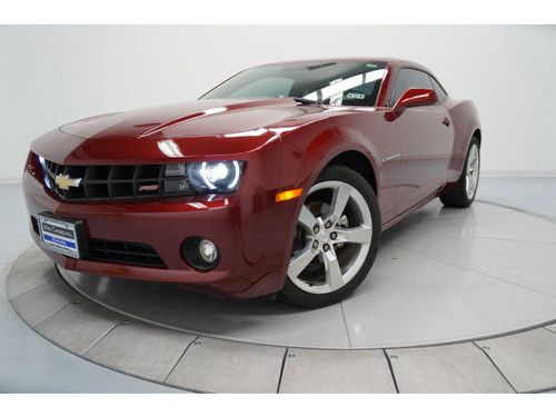 2012 chevrolet camaro 2lt maroon/black leather automatic  3.6l