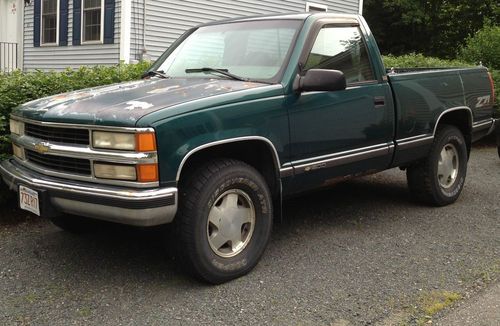 1996 chevy silverado 1500 z71 4x4 regular cab fleetside 5.7l v8 4 spd automatic