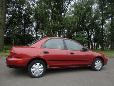 1998 mazda protege lx, low mileage, 1.5l 4-cylinder, carfax report, no reserve