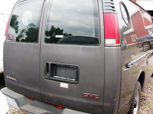 1998 GMC 3500 SAVANA CARGO VAN TURBO DIESEL NO RESERVE NEEDS TRANS GOOD ENGINE, image 4