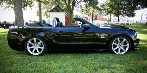 2011 Saleen S302 Triple Black convertible, One Owner, 6-Speed, 20