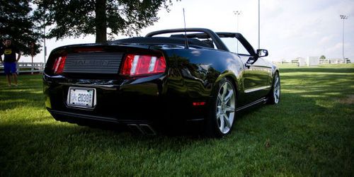 2011 Saleen S302 Triple Black convertible, One Owner, 6-Speed, 20