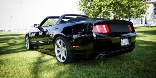 2011 Saleen S302 Triple Black convertible, One Owner, 6-Speed, 20