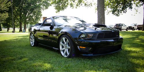 2011 Saleen S302 Triple Black convertible, One Owner, 6-Speed, 20