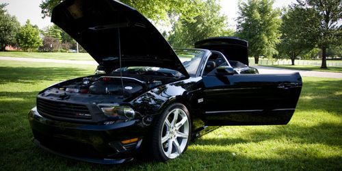 2011 Saleen S302 Triple Black convertible, One Owner, 6-Speed, 20