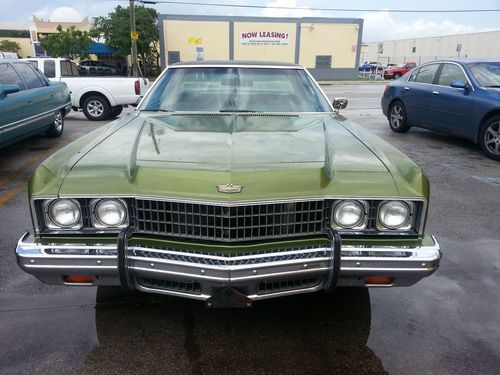 1973 chevrolet caprice classic 4 door sedan w/350 small block, runs good,new a/c