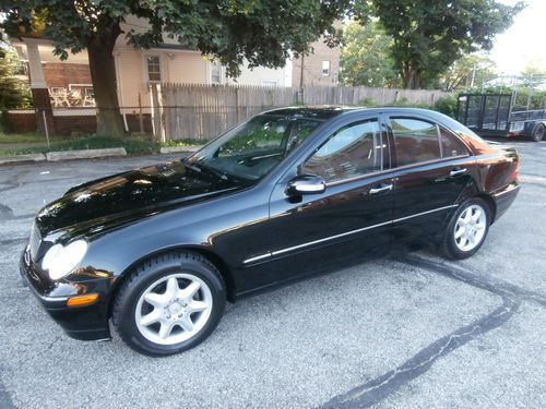 2003 mercedes-benz c240 base sedan 4-door 2.6l ***no reserve***