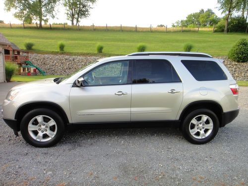 2007 gmc acadia sle awd, liquid silver metallic