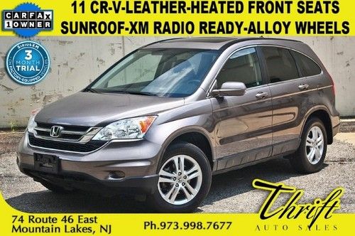 11 cr-v-leather-heated front seats-sunroof-xm radio ready