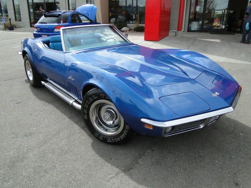 1969 chevrolet corvette convertible 5.7l 350cu. in.