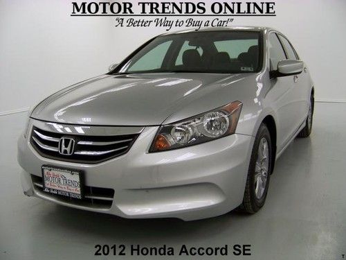 Se leather htd seats alloys cruise media usb input 2012 honda accord 14k