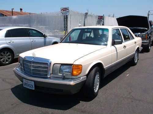 1988 mercedes 420sel, no reserve