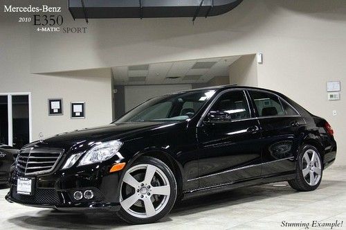 2010 mercedes benz e350 sport 4-matic 36k miles premium navigation ipod heated$$