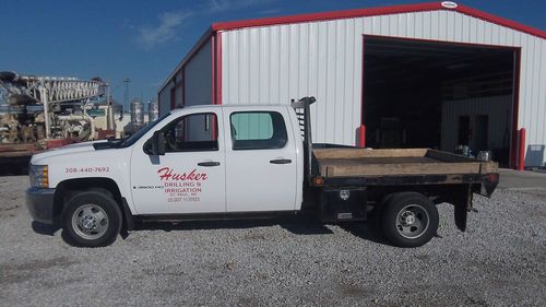 2008 chevrolet 3500sd with steel flatbed, 4x4, diesel