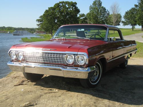 1963 chevrolet impala ss - correct qb code l80 -  409/425hp  4 spd -  dual 4 bbl