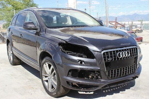 2012 audi q7 tdi quattro premium damaged salvage only 17k miles diesel powered!!