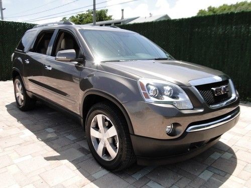 2011 gmc acadia slt 1 owner 7 pass lthr dvd backup cam pwr pkg! automatic 4-door