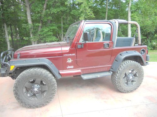 2002 jeep wrangler sahara sport utility 2-door 4.0l