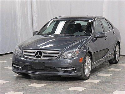 2011 mercedes benz c300 4matic sport navigation gps sunroof heated leather