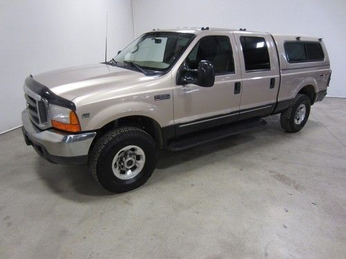 1999 ford f-250 lariat 6.8l triton v10 topper crew long bed 1 owner tx/co 80+pix