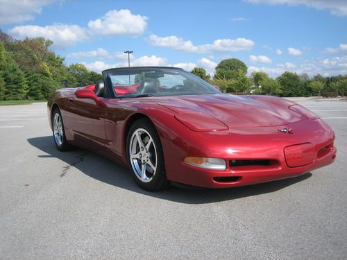 2000 chevrolet corvette base convertible 2-door 5.7l low miles!!!!! no reserve