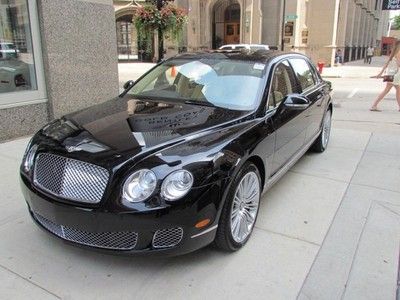 2012 bentley flying spur speed $236,465 msrp rear dvds never been owned!