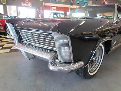 1965 Buick Riviera Black on Black Leather Beautiful!, image 9