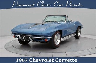 67 stingray 427/400 4spd marina blue/bright blue