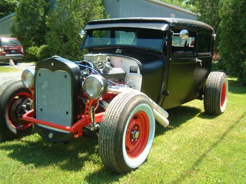 29-30 ford model a tudor hot rod, traditional hotrod, rat rod ford, chop top