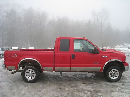 2006 ford f250 xlt sd fx4 4x4 extended cab power stroke turbo diesel pickup